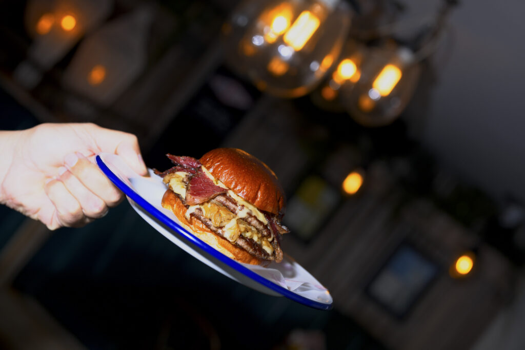 Hub Box NYC Deli Burger